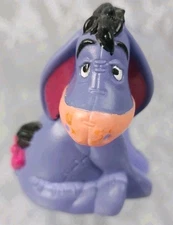 Disney Eeyore Donkey Figure Winnie The Pooh Topper PVC Plastic Playset Toy VTG 