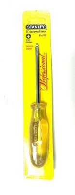Vintage NOS STANLEY PROFESSINAL 65-202 SCREWDRIVER #2 PT PHILLIPS USA