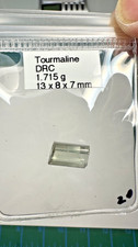 Tourmaline - DRC - 8.57 ct. - Light Green  USA Seller - Facet Gemstone Rough