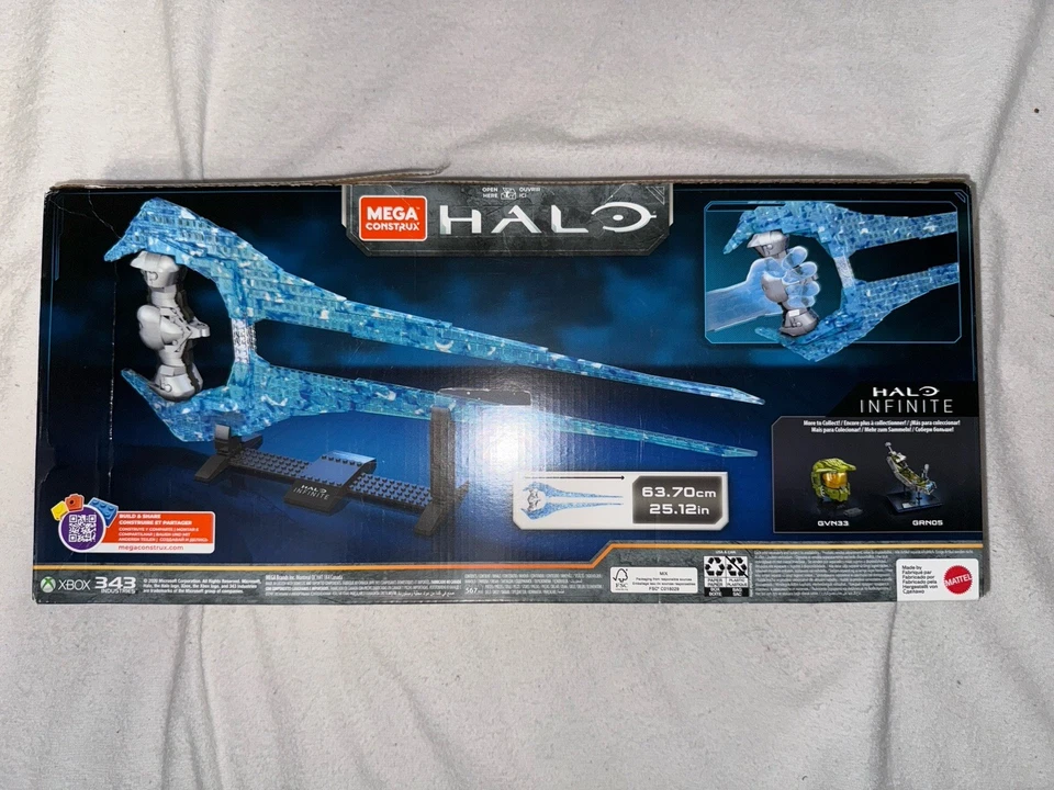 Mega Construx 光环能量剑 GPB05 567 件专业建造者套装全新 — 第 2/4 张图片