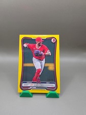Zach Neto 2026 Bowman Paper Yellow Border Parallel /75 Angels