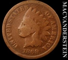 1869 Indian Head Cent - Scarce  Semi-key  Better Date  No Reserve  #K1049