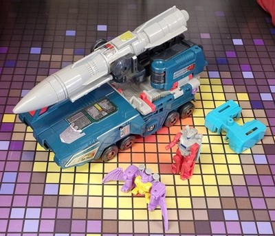 Vintage Hasbro Transformers G1 Powermaster Doubledealer komplett mit Knok & Skar