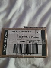 Box Of 12 Lithonia Lighting JEBL MTG Adapter M12 254HX7 1/4 To 3/4 NPT Adaptor