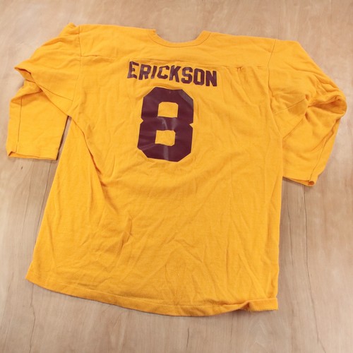RUSSELL ATHLETIC football jersey t-shirt LARGE true vtg 70s usa made southern - Picture 4 of 7