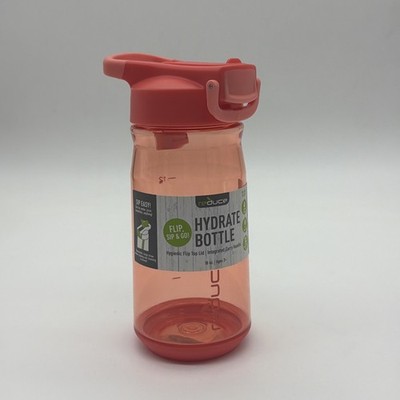 reduce flip, sip & go hydrate bottle 18 oz papaya brand new