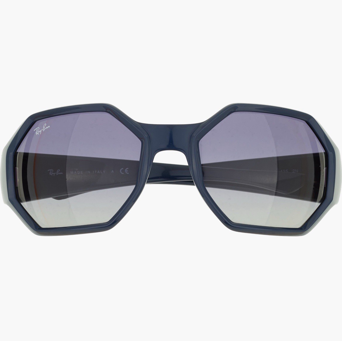 Ray-Ban 59mm Ray Ban Octagon Sunglasses RB4337 SHINY LT BLUE  display picture 3
