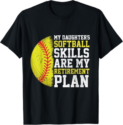 Funny Softball Dad Mom Baseball Player T-Shirt Hoodie