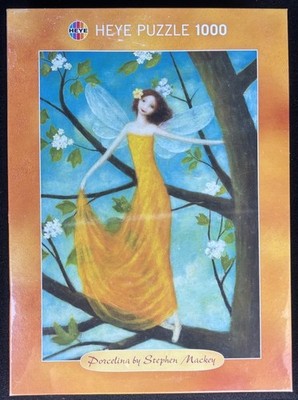 Heye Puzzle 1000 - Porcelina by Stephen Mackey - Golden Fairy 29074 - NEU & OVP