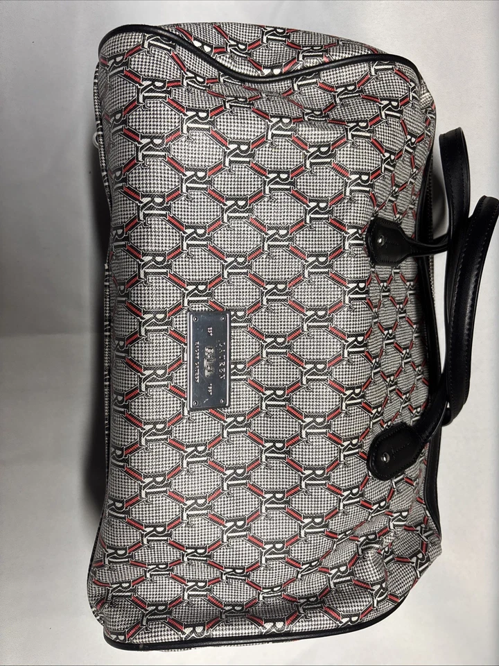 Bolso de mano Ralph Lauren de lona gris para mujer Foto 2 de 4