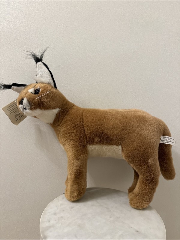 NWT Caracal Lynx Stuffed Animal By The Nature Company