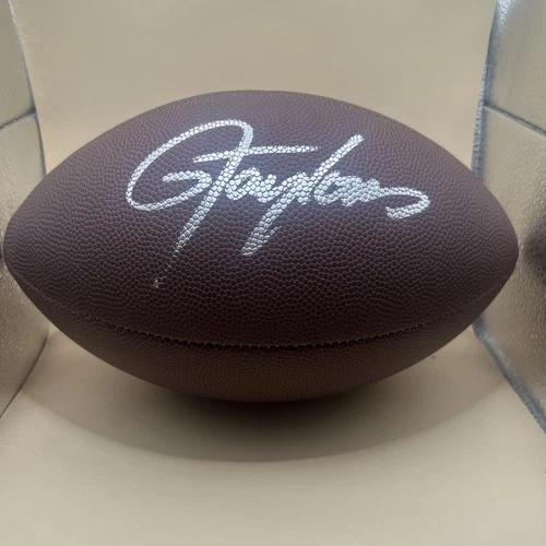 Lawrence Taylor Signed Wilson Football Player Hologram COA