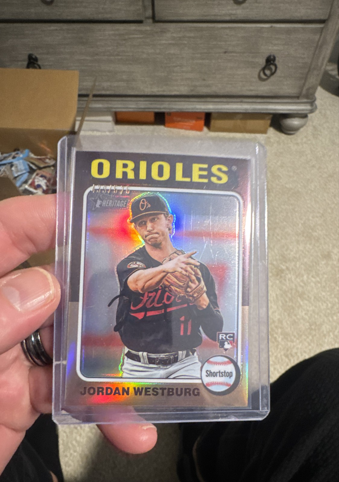 2024 Topps Heritage - Jordan Westburg #229 Chrome Refractor /575 (RC)