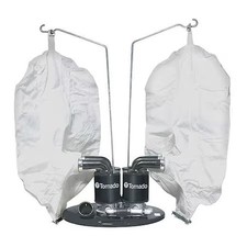 Tornado 98696 Dual Head Pneumatic Vacuum Head Standard Filter 160 Cfm