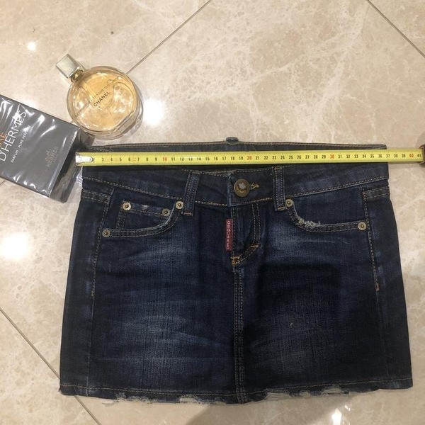 Women Dsquared² Skirt Navy Denim 34 / XS / 42