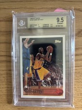 1996-97 Topps Kobe Bryant Rookie Card #138 BGS 9.5 Gem Mint RC GOAT