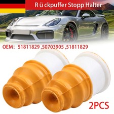 2X PU (POLYURETHAN) ANSCHLAGPUFFER FEDERUNG HINTEN PASSEND FÜR ABARTH 500 500C