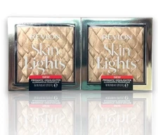 *LOT OF 2* Revlon Skin Lights Prismatic Highlighter- Daybreak Glimmer 201
