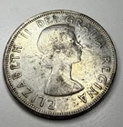 1956 Canadian Silver 50 Cents Half Dollar Coin N57