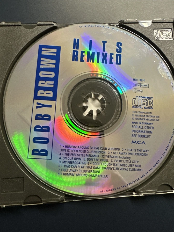Bobby Brown Hits remixed (1993)  [CD] - Bild 2 von 2