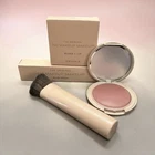 NEW~ The Original No Makeup Makeup Blush & Lip + Brush Set PINK 0.17 oz 5 g