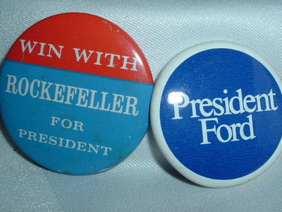 VINTAGE CANDIDATE PRESIDENT ROCKEFELLER FORD POLITICAL CAMPAIGN
