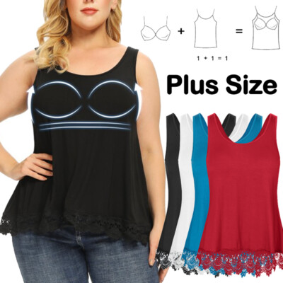long flowy tank tops plus size