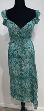 Vintage Diane Von Furstenberg Floral Silk Wrap Dress 2