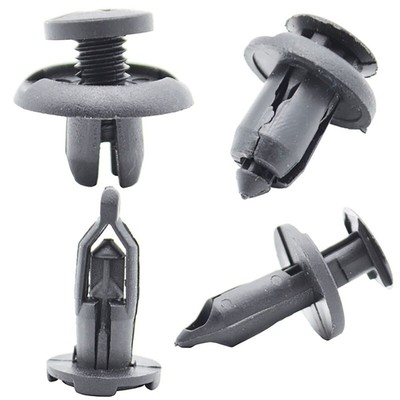 40XCar Plastic Rivet Bumper Fender Retainer Fastener Mud Flaps Push Clips Pin'AP