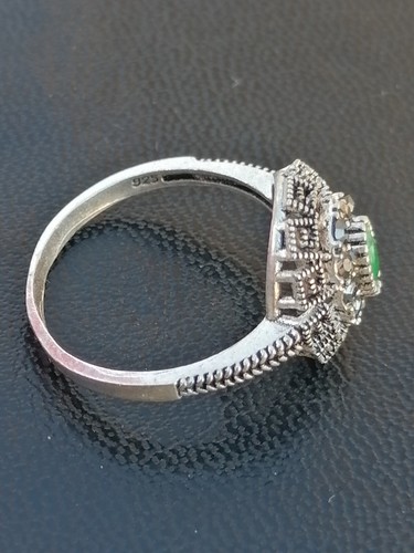 Sterling Silber 925 Damen Ring Größe 8,5 Muttertag Geschenkideen - Bild 8 von 9