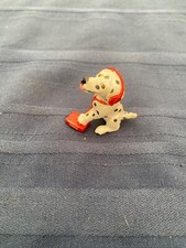 Dalmatian Dog Listening to Personal Cassette Figure