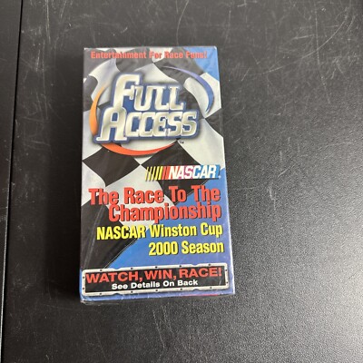 Full Access Nascar Winston Cup 2000 Season Volume 2 Factory Sealed!! VHS New