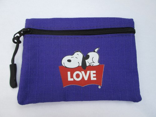 Super Cute SNOOPY - Peanuts Fabric Coin Purse - Peanuts - Choose Your Design - Picture 3 of 7