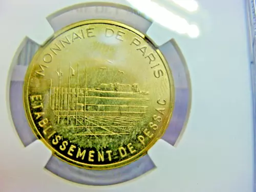 +EURO TRIALS FRANCE   50C NGC  MONNAIE DE PARIS  NORDIC GOLD MS64 ER7