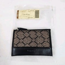 Longaberger My Sisters Coin Purse Signature Fabric Design Zip Shut New Old Stock