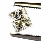 GIA loose certified 1.01ct carat SI1 J princess diamond vintage estate antique — photo 2