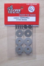 1/24-1/25 13" Dia. Photo-Etch Disk Brakes Detail Gofer Racing 20024