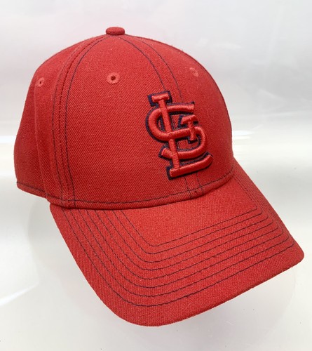 St Louis Cardinals Hat Mens New Era 9forty Embroidered Strapback Cap Red MLB - Picture 9 of 14