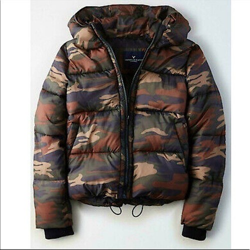 ae hooded puffer jacket