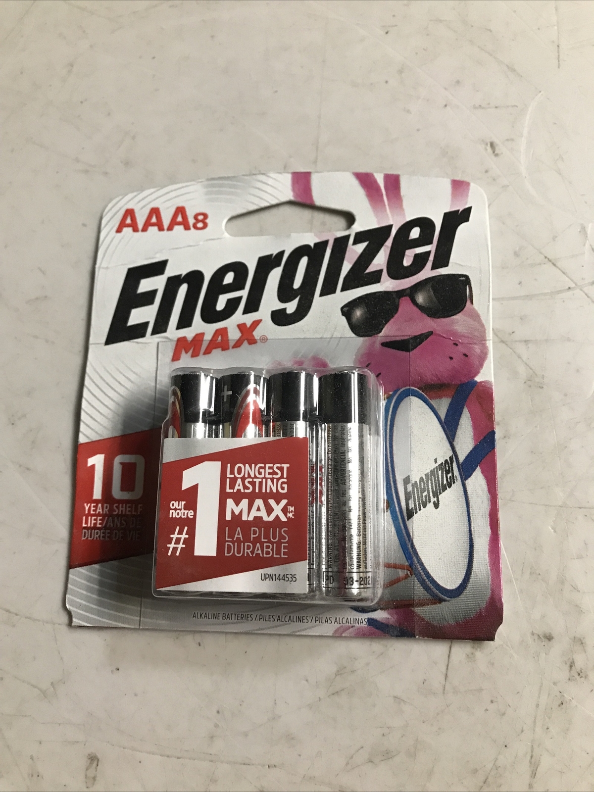 Energizer AAA Batteries, Max Alkaline, (Pack of 8) Exp 12-2030-image