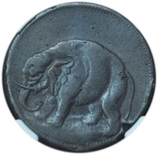 1694 Elephant Thick Token, God Preserve London, XF Details NGC - Rare Colonial