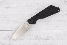 Mick Strider SnG DGG – Black G10 - Titanium – 20CV Stonewashed Blade