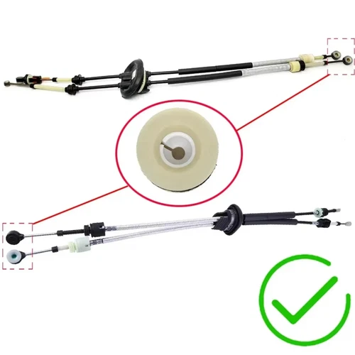 Schalt Wählhebel Gestänge Seilzug Buchse x2 für Peugeot 207 SW 2007-2013 - Bild 4 von 6