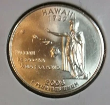 2008 Hawaii D State Quarter - BU - Uncirculataed