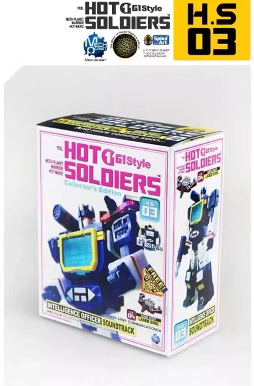 Nuevo En Stock Soundwave Decepticon HOT SOLDIES HS-03 Figura de Acción Robot Juguetes 4" Foto 3 de 4