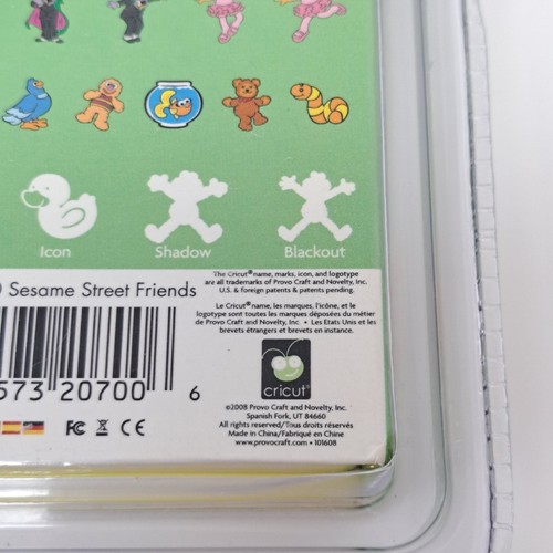 Cricut Cartridge Sesame Street Friends 29-0700 New Sealed Cookie Monster Elmo - Picture 10 of 14