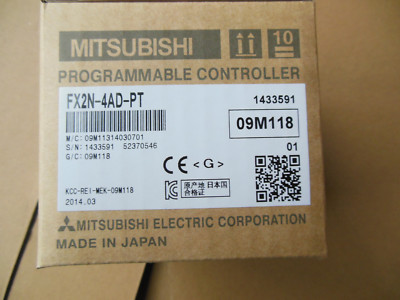 1PC Mitsubishi PLC FX2N-4AD-PT New In Box FX2N4ADPT One Year Warranty
