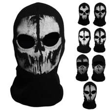Balaclava Tactical Skeleton Ghost Skull Full Face Mask Windproof Warm Face Masks