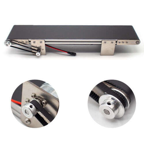 Förderband Elektro Fördergurt Transportband 500X100 mm Metalltisch Förderanlage - Bild 6 von 13