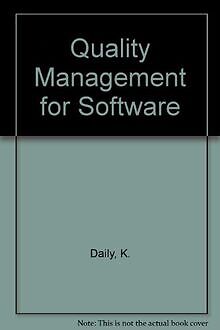 Quality Management for Software von Daily, K. | Buch | Zustand gut